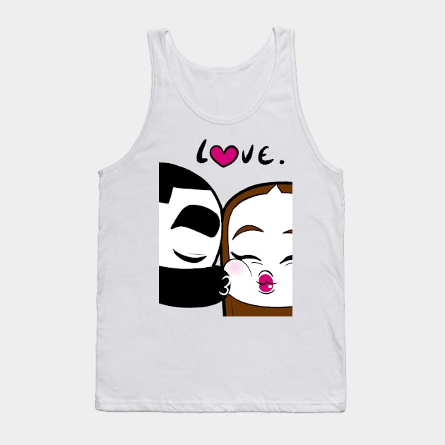 Just a kiss - Dimidou Tank Top by Dimidou